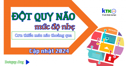 Đột quỵ não nhẹ - Xử trí theo hướng dẫn của Bộ y tế năm 2024.